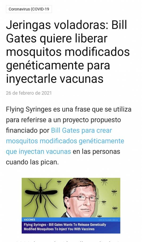 Teorias conspiranoicas en las redes sociales