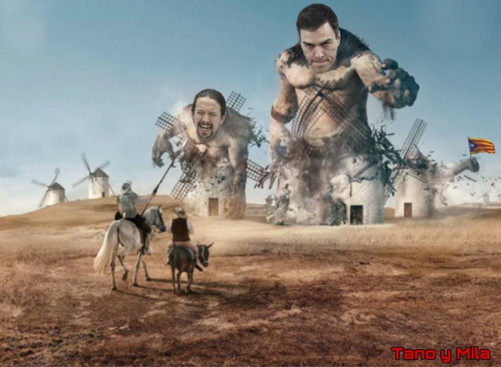Hoy quiero hablar del Quijote. Ilustración de Tano