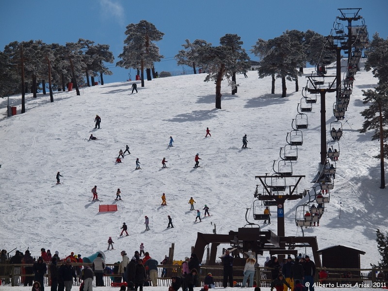 Pista del escaparate. Puerto de Navacerrada