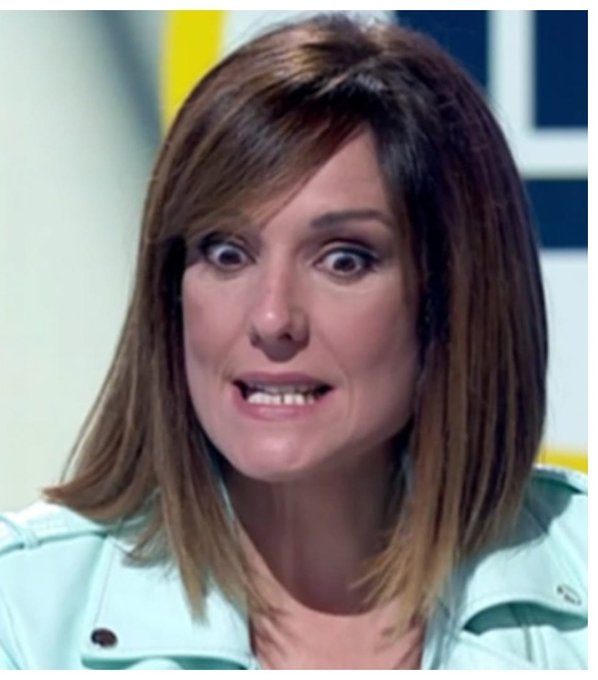 La "Isobaras" presentadora de TVE hace un amago de interrogatorio de la Gestapo a Monasterio. Tuit de Lisi