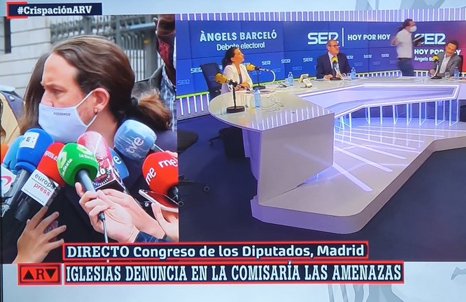 Pablo Iglesias, eres un llorón y un mentiroso. Tuit de Antonio Budiño