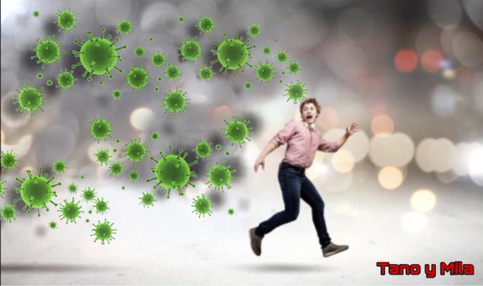 Un virus que nos mata y un Gobierno que nos rompe.. Ilustración de Tano