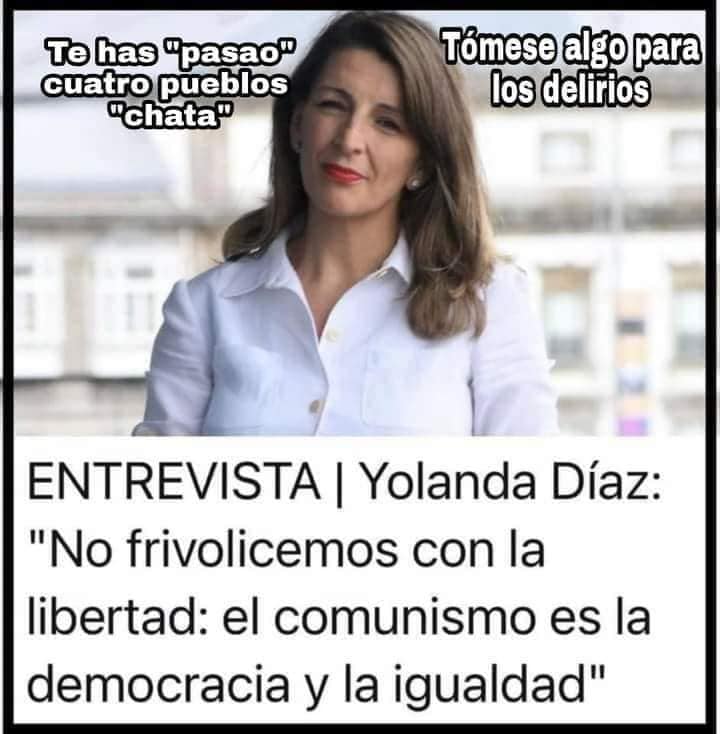 Yolanda Díaz: El comunismo es la democracia y la libertad