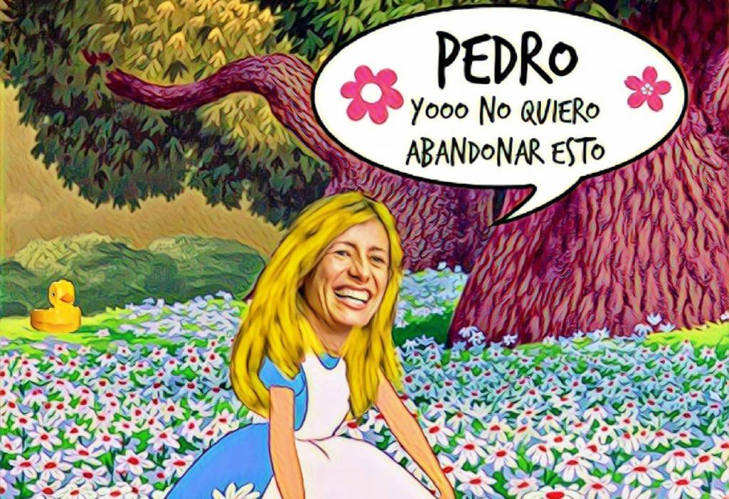 Los mundos de Yupi: El Cum Fraude y la Bego en Wonderland. Ilustración de Linda Galmor