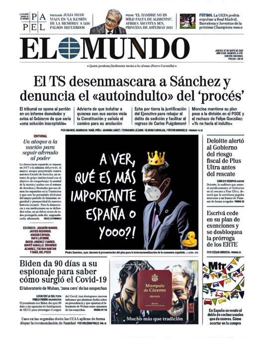 No entiende que no lo queramos.