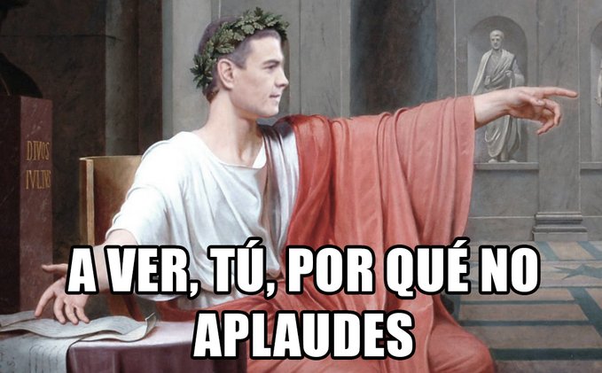 A ver, tú, por qué no aplaudes. Tuit de Pastrana