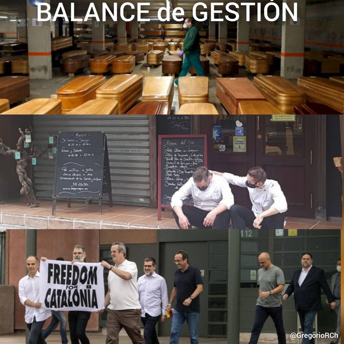 Balance en imágenes de la gestión socialista. Tuit de Gregorio Ramos