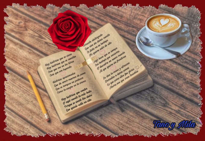La más bella historia de amor. Ilustración de Tano