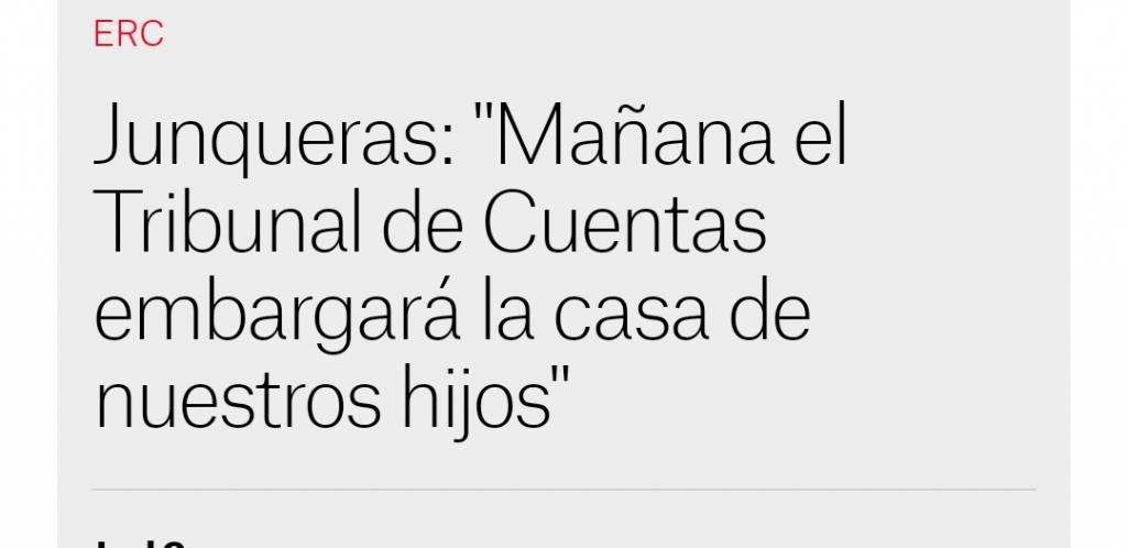 Y tu has embargado la vida de los míos y la de los hijos de mis hijos de por vida. Tuit de Cómeme el donuts