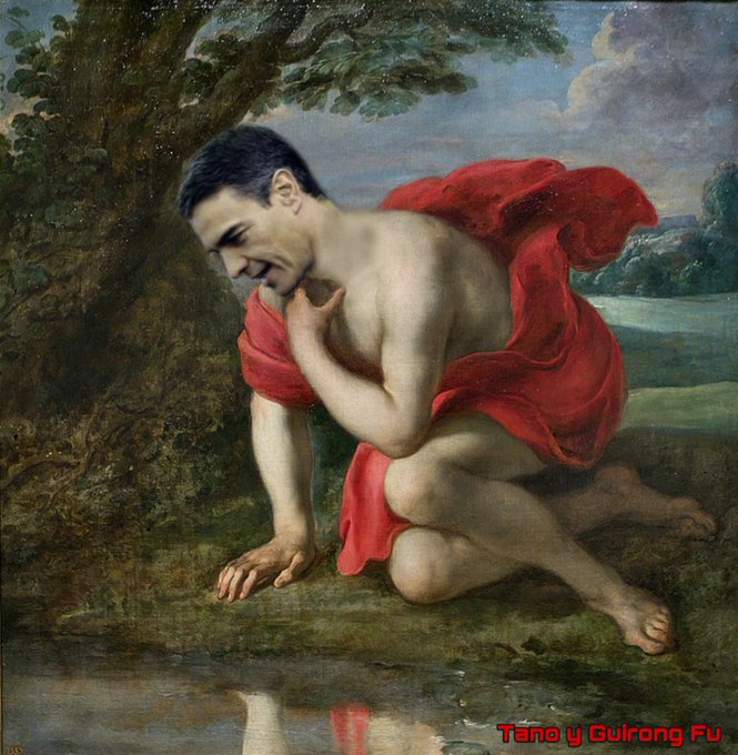 El cantar del narciso resiliente. Ilustración de Tano