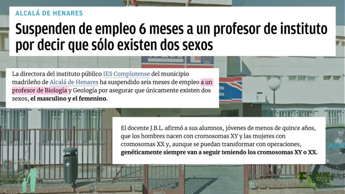 Qué mierda de sociedad, inculta y con orejeras hay en España. Ilustración de Asociación Hombres Maltratados