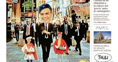 La Portada de Linda Galmor: Sánchez, en modo Príncipe de Zamunda, paseando con su séquito por Nueva York La Portada de Linda Galmor: Sánchez, en modo Príncipe de Zamunda, paseando con su séquito por Nueva York