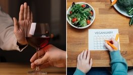 Dry January vs Veganuary