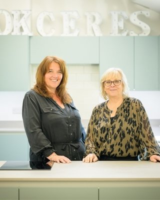 Food PR agency directors Kathryn Race and Jennifer John in the Ceres Studio Kitchen London and Reading