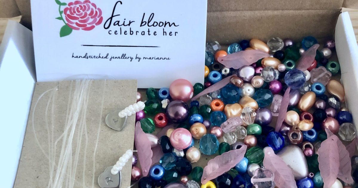 Personalised Bead Bracelet Kit for Adults and… Cheerfully Given