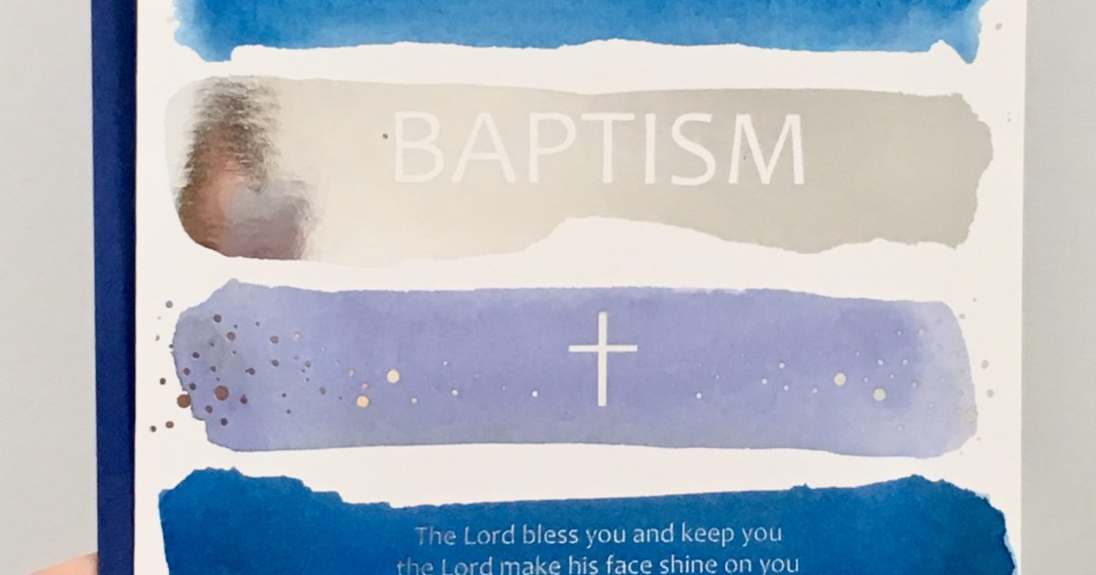 Baptism Blessing Card - Numbers 6:24-25 | Cheerfully Given