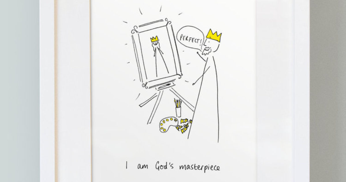 I Am God S Masterpiece Unframed Girl S Print Cheerfully Given I Am God S Masterpiece Unframed Girl S Print Cheerfully Given