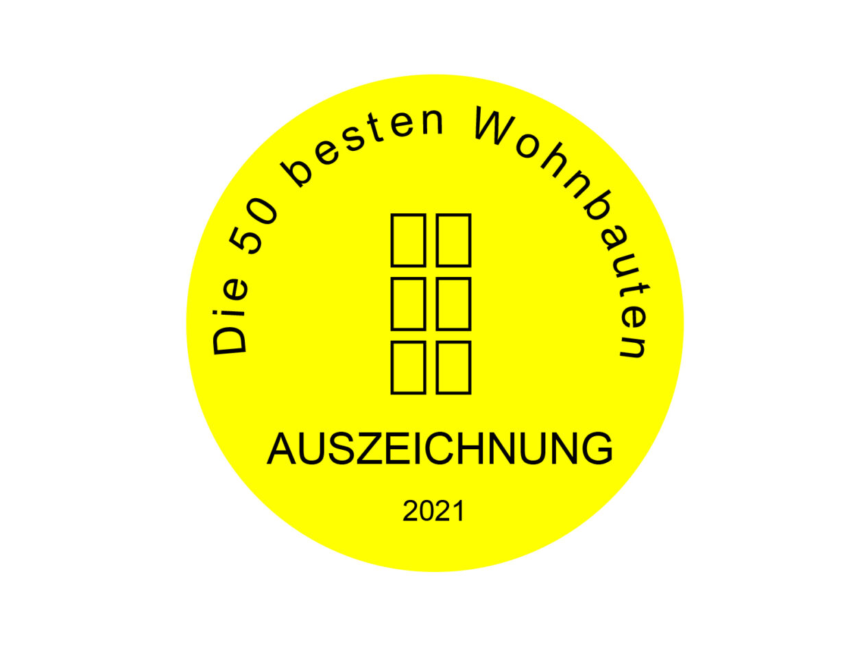 Wohnbauten des jahres 2021 Logo Auszeichnung