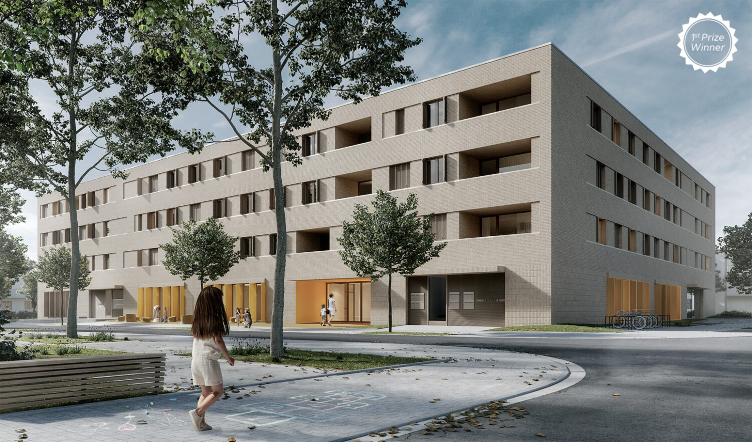 Wohnbau Und Kindertagesstaette Am Hainweg 01