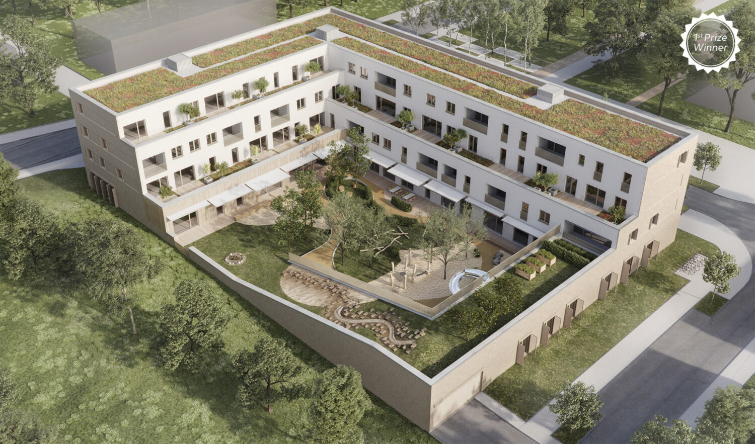 Wohnbau Und Kindertagesstaette Am Hainweg 02