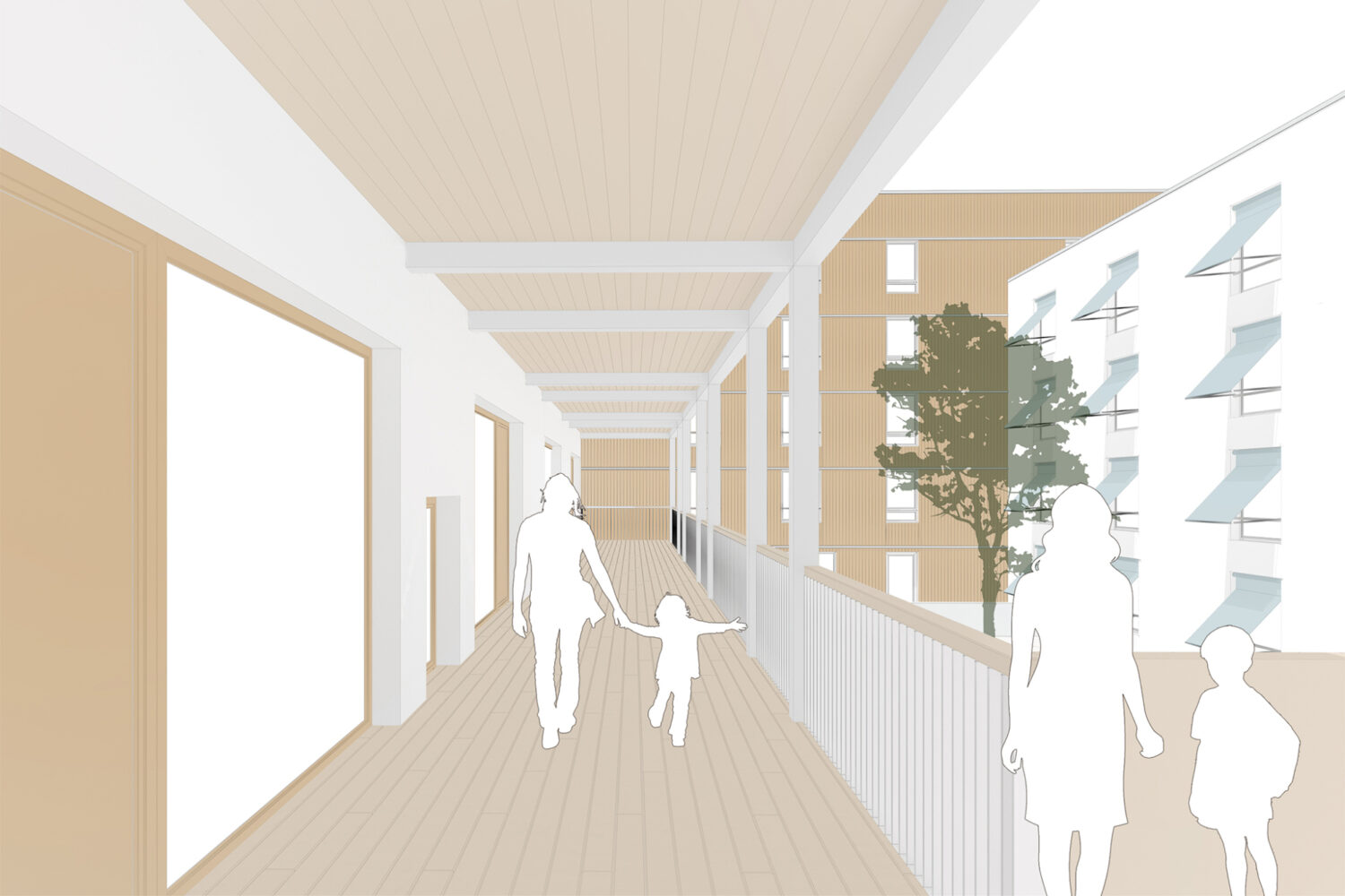 Wohnbau und kindertagesstätte mainz kastel visualisierung 3 stempel ohne stempel