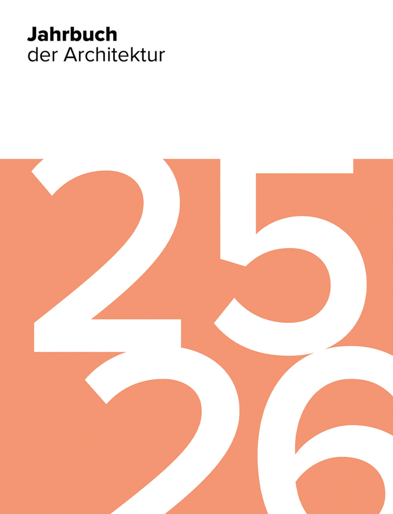Jahrbuch der architektur 25 26 cover