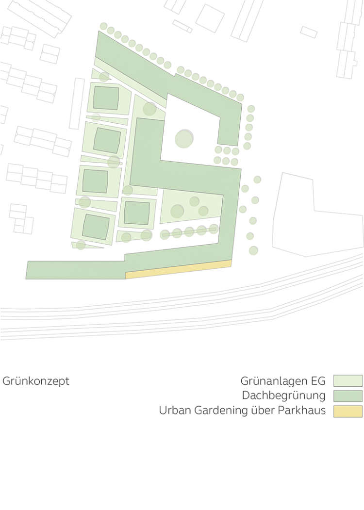 Wohnquartier Am Buergerhaus Mainz Kostheim Piktogramm Gruenkonzept