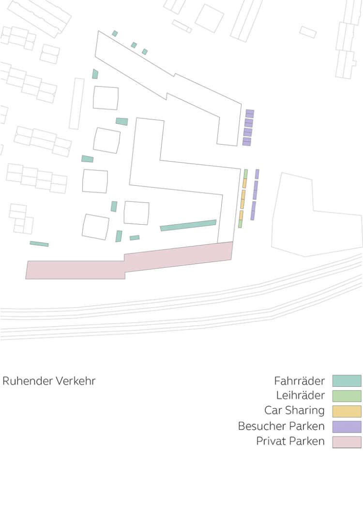 Wohnquartier Am Buergerhaus Mainz Kostheim Piktogramm Ruhender Verkehr