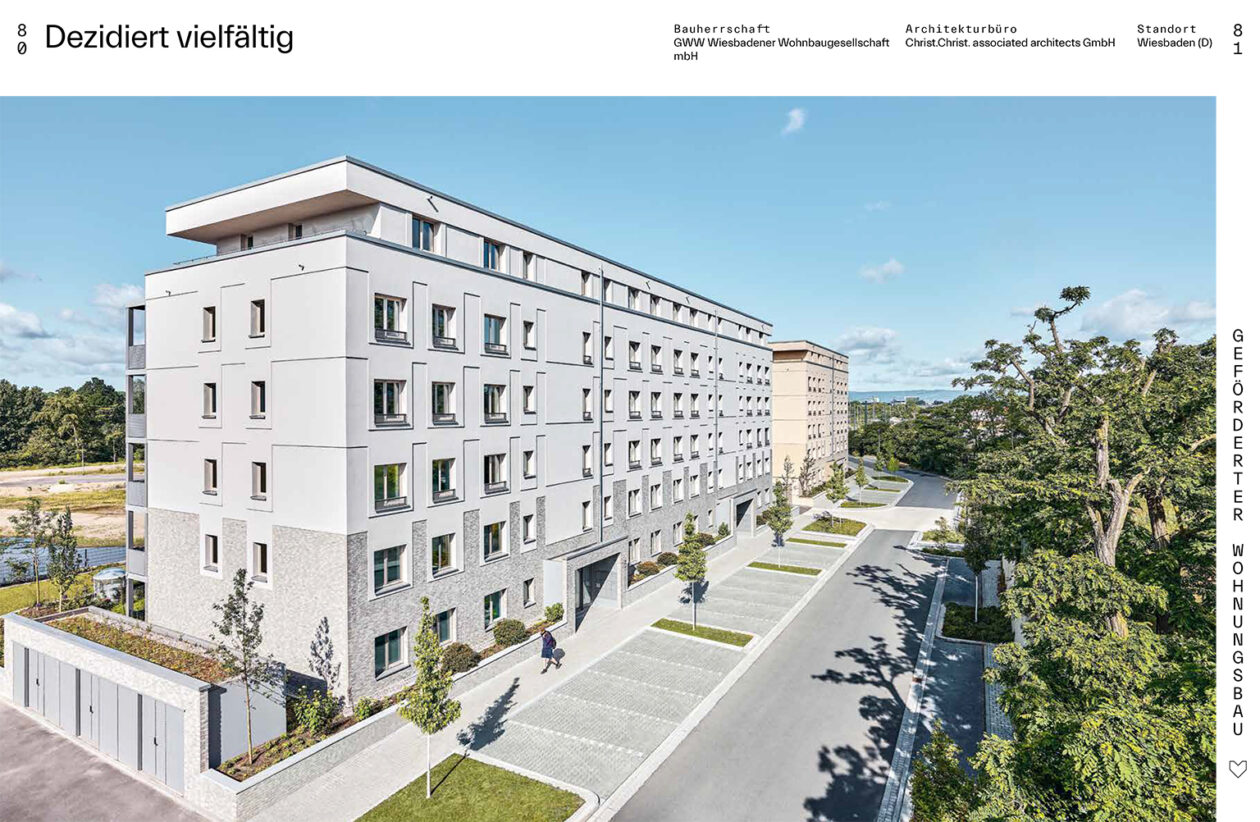 Ausgezeichneter wohnungsbau 2025 01