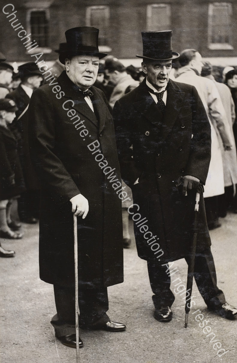 “With Neville Chamberlain” (BRDW 1/1/137) Churchill Pictures