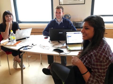 The Notice Intern Team: Chloe, Chris and Monika