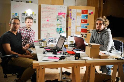 The Chüne Intern Team: Zassa, Killian and Victor