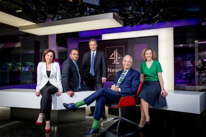 The Channel 4 News team.
