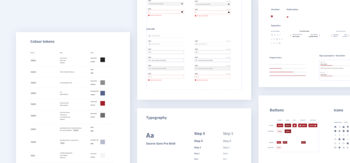 Mapping components from a design system