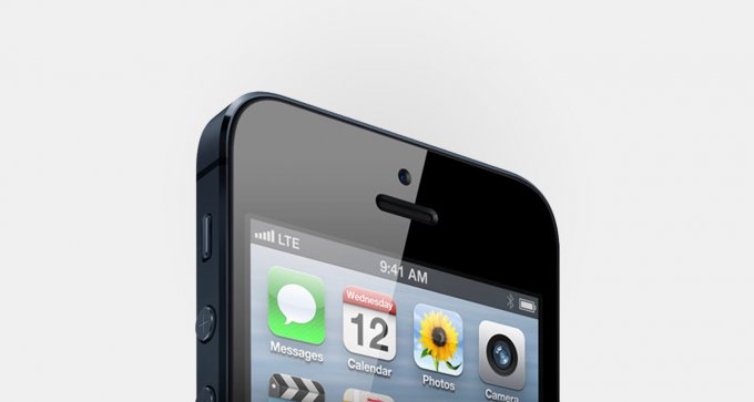 iPhone 5.