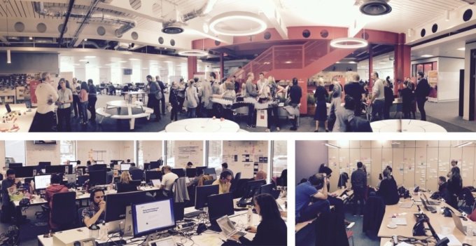 Virgin Holidays teams at work in their office spaces