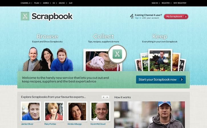 Scrapbookのスクリーンショット