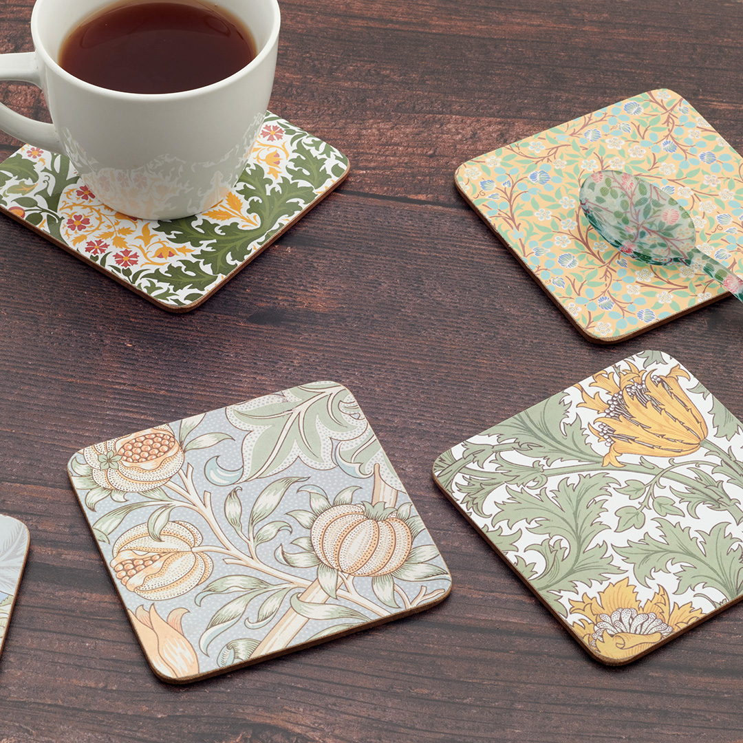 William Morris drinks coasters