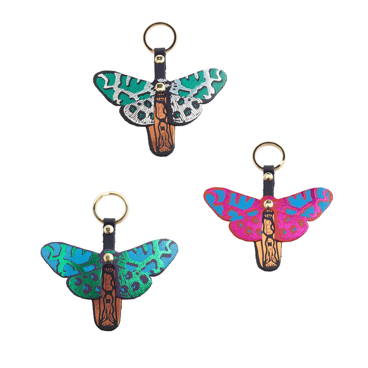 Butterfly keyring assorted
