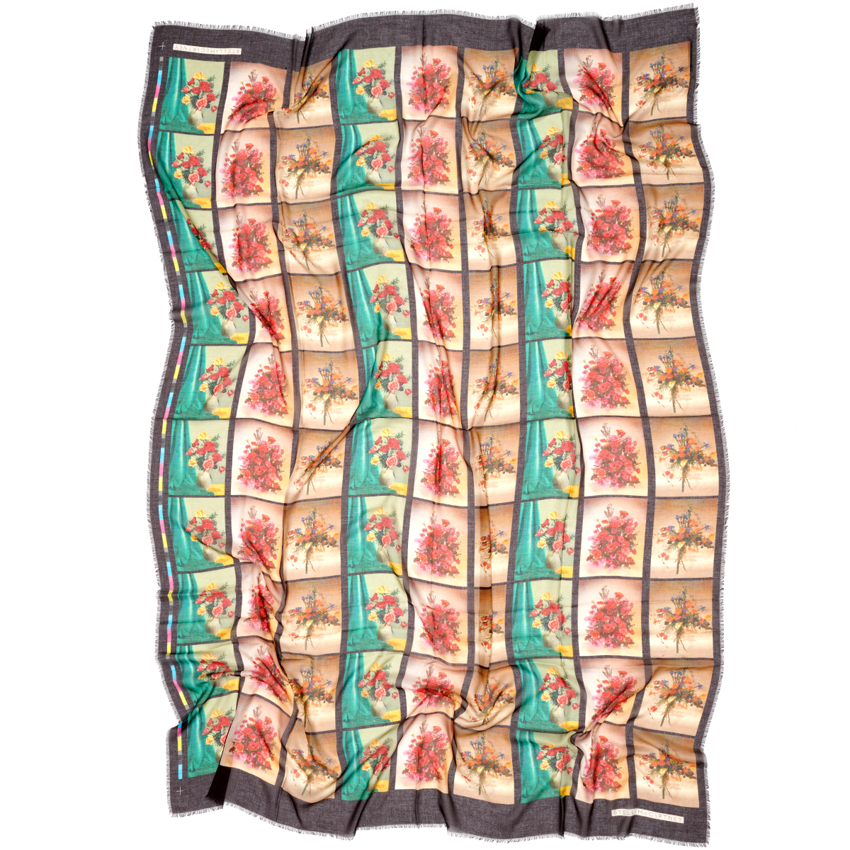 Flower print scarf by Stella McCartney Flower print scarf by Stella McCartney