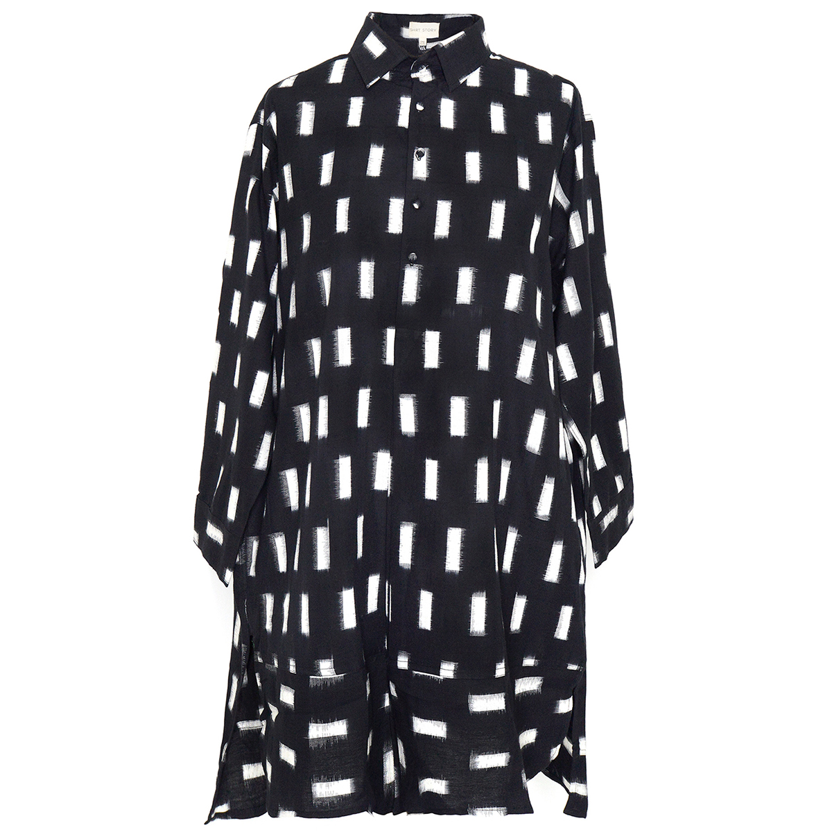 Black and white Ikat shirt Black and white Ikat shirt