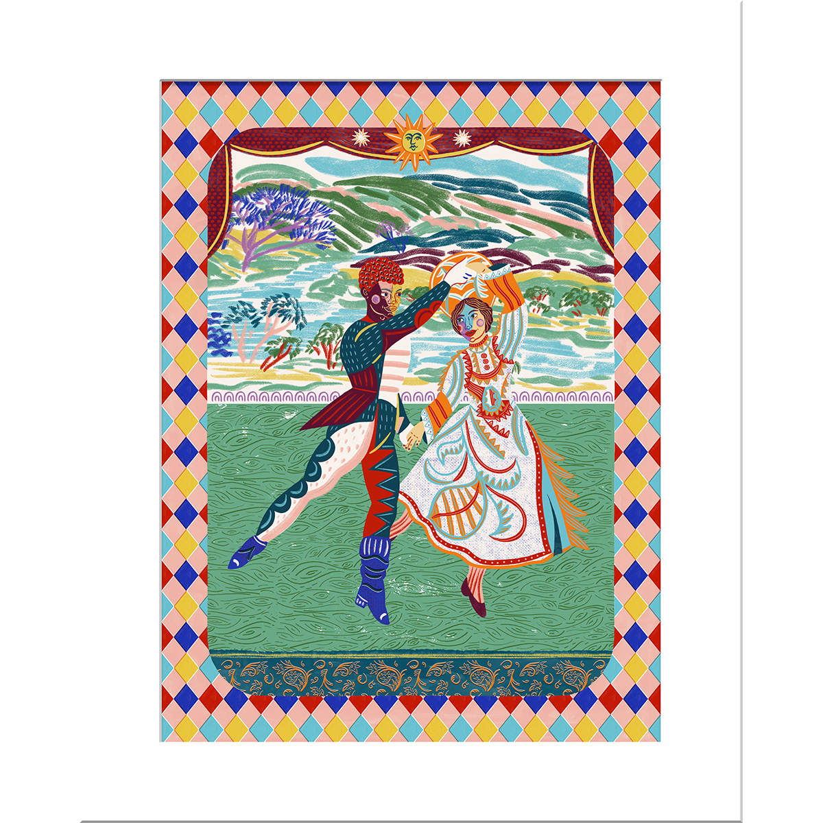 The Dancers by Camilla Perkins