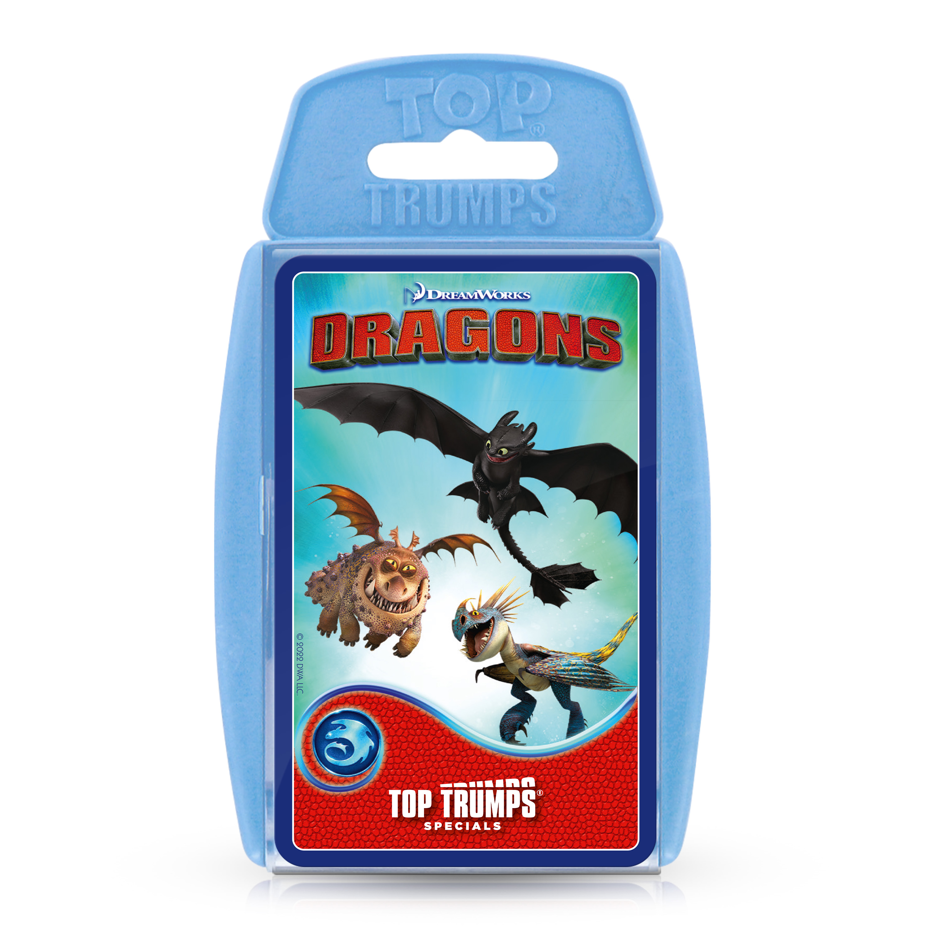 Top Trumps Mini Dragons Kartenspiel - Im Display (3x8 Stück), Familienspiel