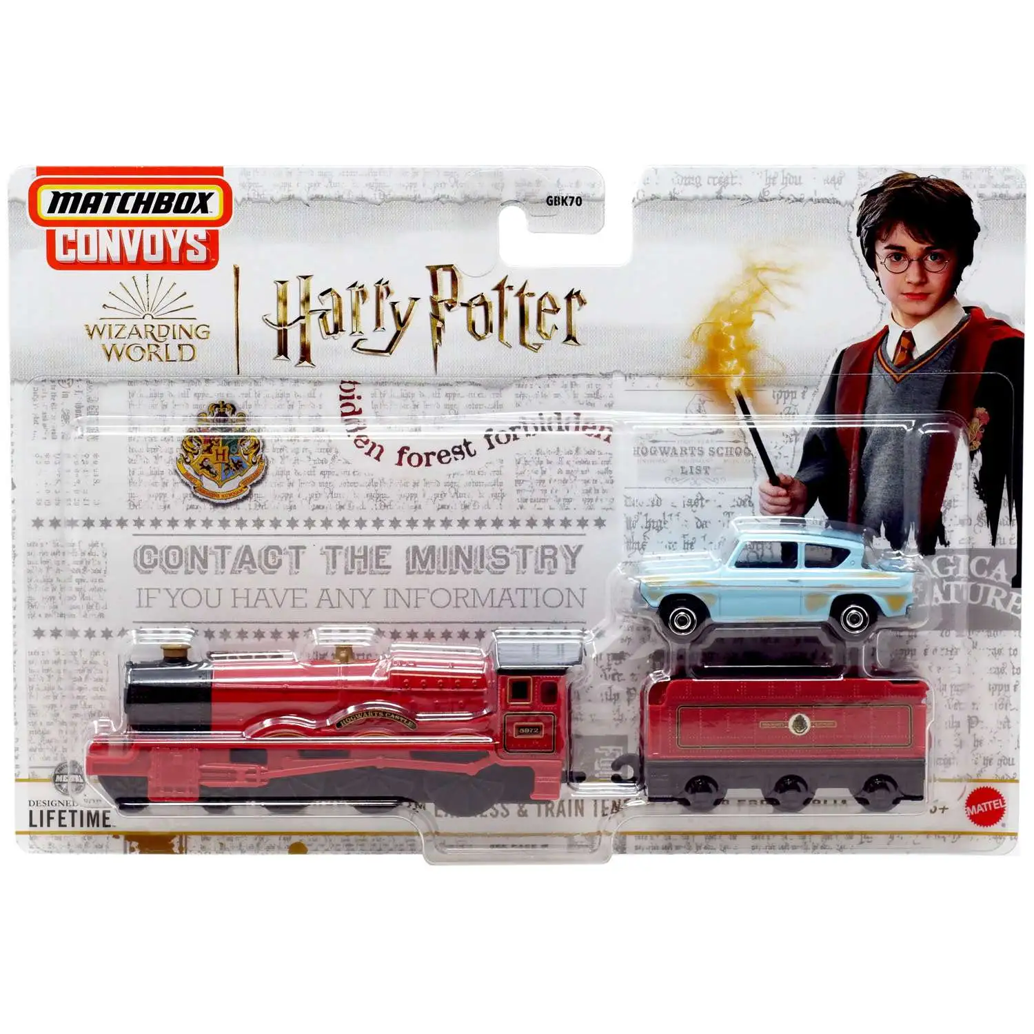 Matchbox Convoys - Harry Potter Hogwarts Express Train with 1962