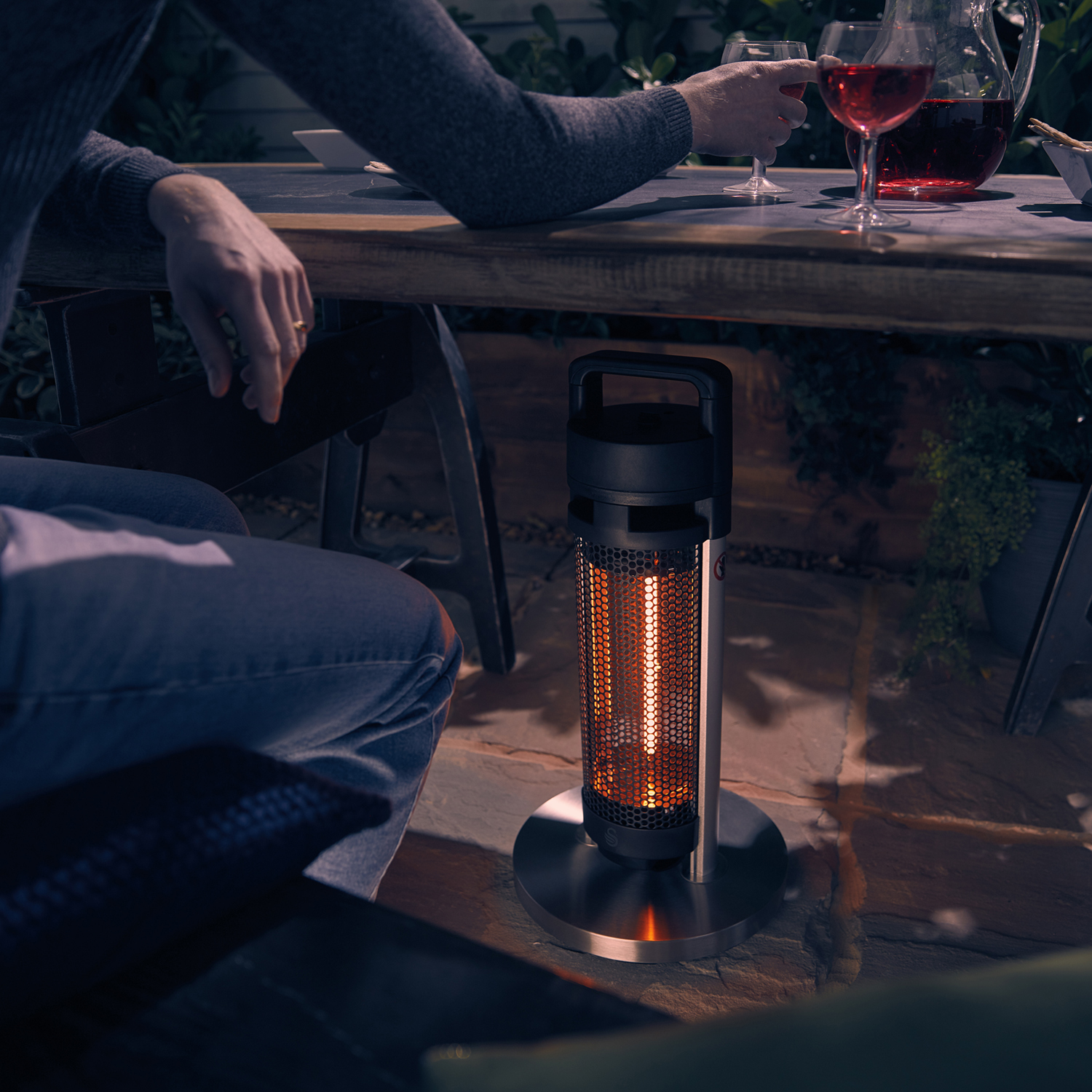 Swan Portable Patio Heater SH16330N Al Fresco 1200W Tip Over Safety Switch  5055322535889 | eBay
