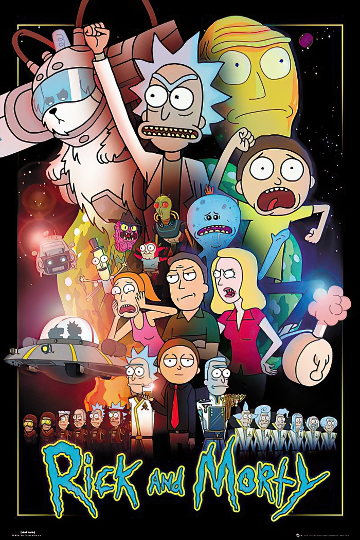 Schwifty Grosse 61x91 5 Cm Poster Plakat Druck Rick And Morty Home Decor Vintage Nautical Home Decor Posters Prints