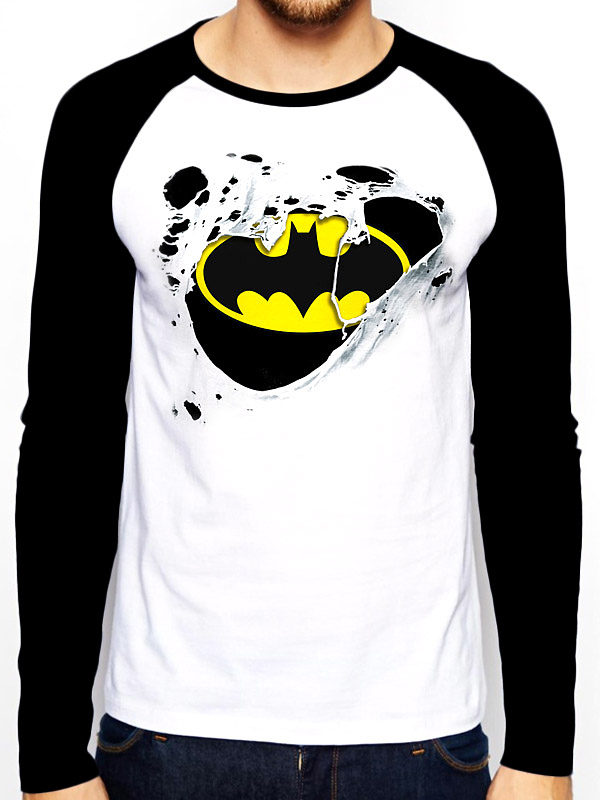 batman baseball shirt