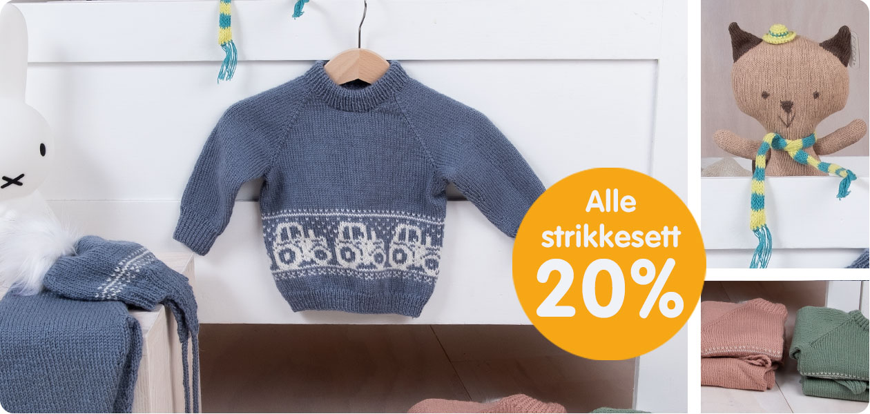Strikkesett og heldresser