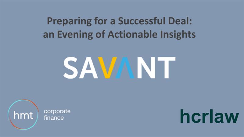 Preparing for a Successful Deal:  An Evening of Actionable Insights