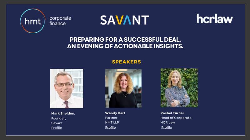 Preparing for a Successful Deal: An Evening of Actionable Insights